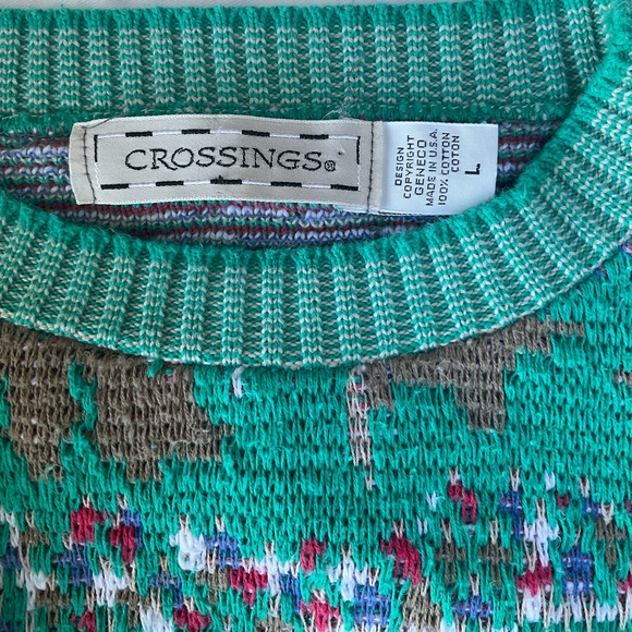 VTG Men’s Crossings Golf crewneck sweater. Sz L. - Picture 5 of 7